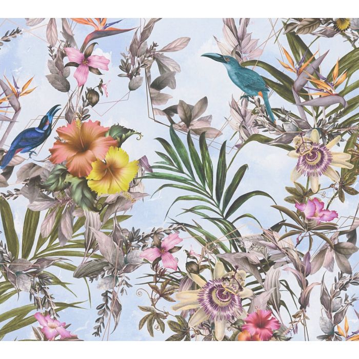 AS Creation Dream Flowery Vliesbehang 381784 Wit