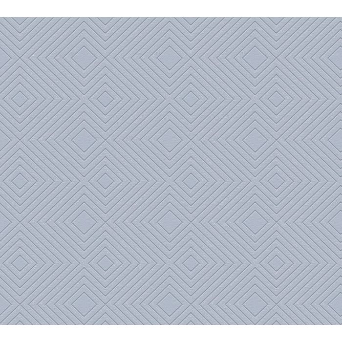 AS Creation Behang Attractive Blauw-Grijs – Kantoor & Hal