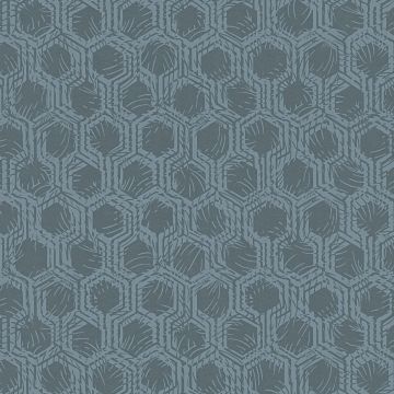 AS Creation Alpha Vliesbehang - Blauw Grijs - 333274