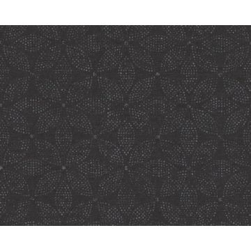 AS Creation Ethnic Origin Vliesbehang Zwart Zilver 10,05 m
